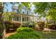 Beautiful home exterior showcasing a covered porch and meticulously maintained landscaping with lush greenery at 1977 Pierce St, Charleston, SC 29492