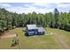 Aerial view of home surrounded by lush greenery at 2102 Williams Rd, Ruffin, SC 29475