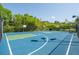 A full basketball court is fenced in and well lit at 2290 Deer Sight Way, Mount Pleasant, SC 29466