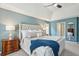Spacious main bedroom with vaulted ceiling and ensuite access at 2290 Deer Sight Way, Mount Pleasant, SC 29466