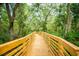 Scenic view along wooden boardwalk surrounded by lush greenery and trees, a nature path at 2292 Skyler Dr, Mount Pleasant, SC 29466