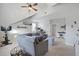 Lofted bonus room featuring a large sectional sofa and a work-out area at 2292 Skyler Dr, Mount Pleasant, SC 29466