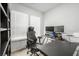 Bright office space with large windows and a comfortable gaming chair at 234 Daniels Creek Cir, Goose Creek, SC 29445
