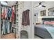 Walk in closet with organized clothing racks and shelving, next to bedroom at 24 Hanover St, Charleston, SC 29403