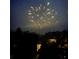 Scenic night view of celebratory fireworks illuminating above a home at 2444 Darts Cove Way, Mount Pleasant, SC 29466