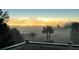 Breathtaking view from the deck overlooking a serene landscape with palm trees and a misty horizon at 2444 Darts Cove Way, Mount Pleasant, SC 29466