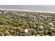Aerial view of a home near the beach, surrounded by lush trees, offering both privacy and coastal access at 248 Forest Trail, Isle of Palms, SC 29451