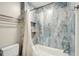 Modern bathroom featuring a combination shower and tub with tiled walls at 248 Forest Trail, Isle of Palms, SC 29451