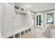 Bright and functional mudroom with custom built-ins, providing ample storage and organization at 248 Forest Trail, Isle of Palms, SC 29451