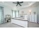 Serene main bedroom featuring tray ceilings, soft carpet, and a cozy, relaxing atmosphere at 249 Oak View Way, Summerville, SC 29483