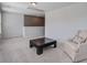 Bonus room features neutral carpet, a comfortable chair, and a modern coffee table at 2880 Cavalcade Cir, Johns Island, SC 29455