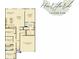 Hartford floor plan showcasing layout of rooms, including bedrooms, kitchen, and garage at 293 Firewheel Ct, Summerville, SC 29486