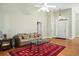 Comfortable living space featuring hardwood floors and ample seating at 3023 Maritime Forest Dr, Johns Island, SC 29455