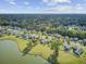 Lakes of Summerville community aerial view of waterfront properties at 318 Seneca River Dr, Summerville, SC 29485