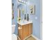 Bathroom featuring a vanity and coastal decor at 318 Seneca River Dr, Summerville, SC 29485