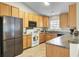 Kitchen featuring wood cabinets, stainless appliances, and ample counter space at 318 Seneca River Dr, Summerville, SC 29485