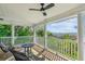 Enjoy outdoor living on this spacious balcony with comfortable seating and scenic views of the water at 339 Clayton Dr, Charleston, SC 29414