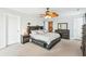 Large bedroom with a ceiling fan, a dresser, and neutral walls at 339 Clayton Dr, Charleston, SC 29414