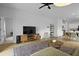 Living room area with view of kitchen and dining space at 341 Matuskovic Dr, Charleston, SC 29414