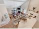 Aerial view of the living space with a modern kitchen and an inviting living room area with a fireplace at 347 Prestwick Ct, Summerville, SC 29483