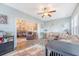 Bright sunroom offers seamless access to the living areas, featuring multiple windows at 347 Prestwick Ct, Summerville, SC 29483
