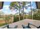 Relax on this private deck with serene views, complete with comfortable seating for outdoor enjoyment at 37 Marsh Edge, Kiawah Island, SC 29455