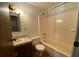 Functional bathroom with a shower and tub combination at 411 Navaho Cir, Summerville, SC 29483