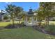 Community gazebo surrounded by a well-manicured lawn and trees at 500 W Respite Ln, Summerville, SC 29483