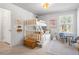 Bright room with a white bunk bed, colorful accents, and a playful atmosphere at 606 Dunswell Dr, Summerville, SC 29486