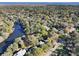 Aerial photograph showcasing the waterfront community and picturesque river at 739 Stiles Dr, Charleston, SC 29412