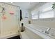 A luxurious bathroom with a large tub, separate shower, and updated fixtures at 739 Stiles Dr, Charleston, SC 29412