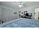 Bright bedroom with a comfortable bed, closet, and an ensuite bathroom at 739 Stiles Dr, Charleston, SC 29412
