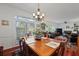 Bright dining room area with a view to the living room at 739 Stiles Dr, Charleston, SC 29412