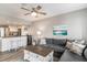 Inviting living room flows seamlessly into the kitchen, perfect for entertaining and relaxing at 9000 Palmetto Dr # 202-C, Isle of Palms, SC 29451