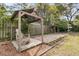 Cozy backyard featuring a charming gazebo with seating, creating a relaxing outdoor oasis at 939 Mikell Dr, Charleston, SC 29412