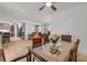 Open-concept dining room connected to the living room and kitchen at 939 Mikell Dr, Charleston, SC 29412