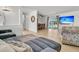 Spacious living room with access to the dining room and outdoor patio at 939 Mikell Dr, Charleston, SC 29412