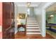 Traditional foyer featuring hardwood floors, stairs and trim at 1002 Blockade Runner Ct, Charleston, SC 29414