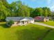 Charming single-Gathering home with a well-manicured lawn and brick exterior under a bright sky at 1104 Margaret Dr, Ladson, SC 29456