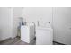 Well-lit laundry room, features a washing machine and dryer for convenience at 1104 Margaret Dr, Ladson, SC 29456
