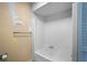Bathroom featuring a standard shower and view to outdoors at 113 High Hammock Villas, Seabrook Island, SC 29455
