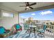 Inviting balcony area with seating and an ocean view, creating a peaceful retreat to enjoy coastal living at 114 W Arctic Ave # B302, Folly Beach, SC 29439