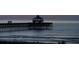 Scenic view of a pier extending into the ocean, silhouetted against a twilight sky, evoking tranquility and serenity at 114 W Arctic Ave # B302, Folly Beach, SC 29439
