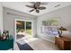 Bright sun room with large sliding glass doors leading to an outdoor patio at 1233 Updyke Dr, Johns Island, SC 29455