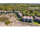 Gorgeous aerial view of condo community with lush green landscaping and beach access on pristine sands at 1342 Pelican Watch Villas, Seabrook Island, SC 29455