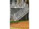 Close-up of the home's exterior featuring the house number, stylish railings, and architectural details at 1409 Lieben Rd, Mount Pleasant, SC 29466