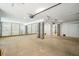 Spacious unfinished garage with concrete floors, concrete pillars, and natural light at 1409 Lieben Rd, Mount Pleasant, SC 29466