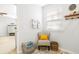 Cozy sitting area featuring a chair, decor, and natural light from the window at 149 Caleb Ct, Ladson, SC 29456