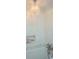 Bathroom view showing a soaking tub with a modern faucet and custom lighting fixture at 1603 Ventura Pl, Mount Pleasant, SC 29464