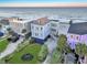 Charming blue beach house with lush landscaping and ocean view at 1681 E Ashley Ave # B, Folly Beach, SC 29439